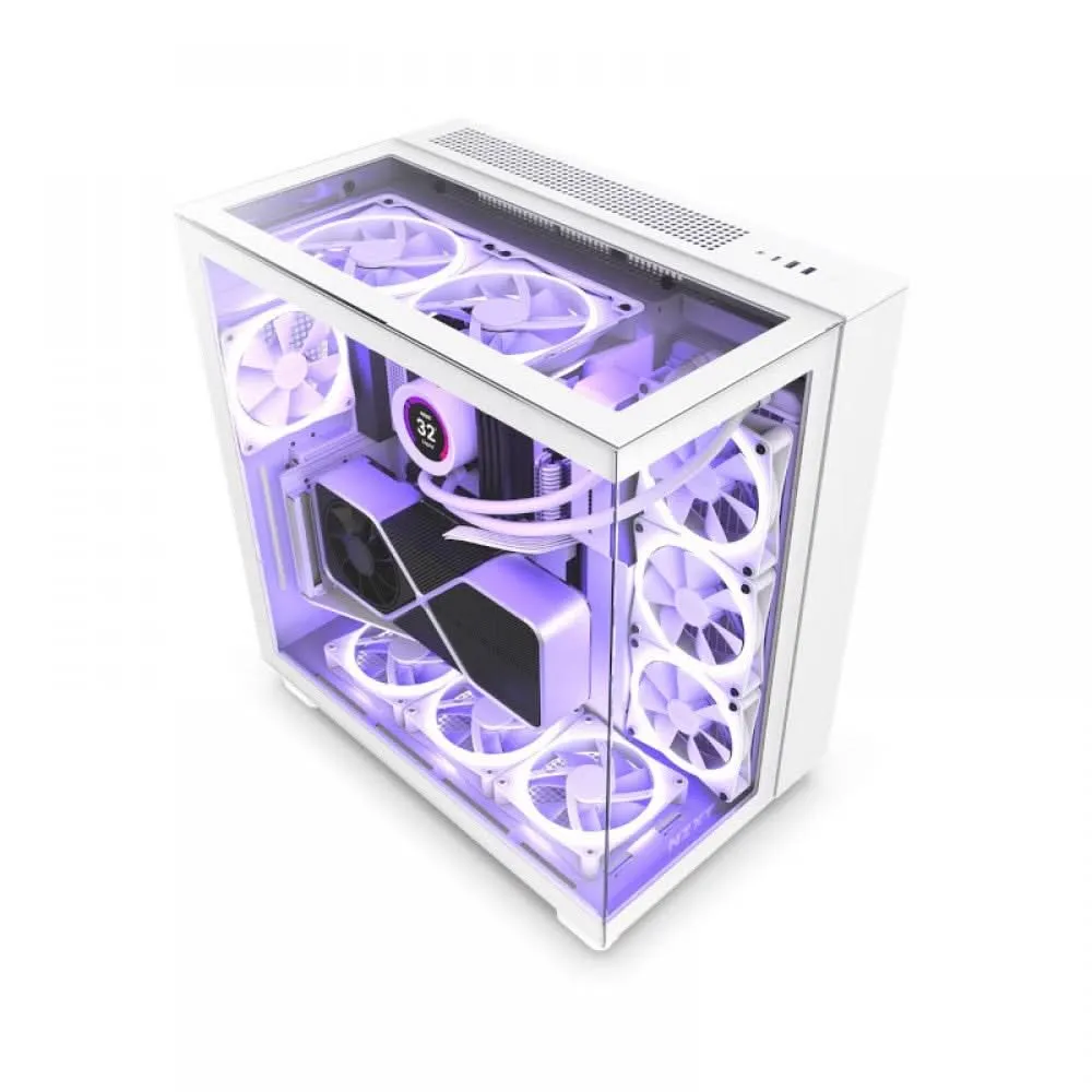 NZXT H9 ELITE MID-TOWER ATX CABINET WHITE