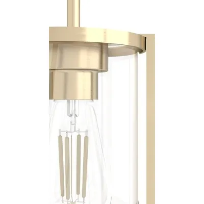 Open Box - 1-Light Astwood Mini Pendant Gold - Hunter Fan