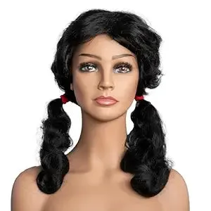 Penny Girl Costume Wig with Long Ponytails