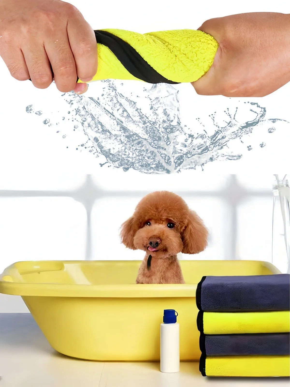 Pet Absorbent Towel Multi-size Pet Bath Towel