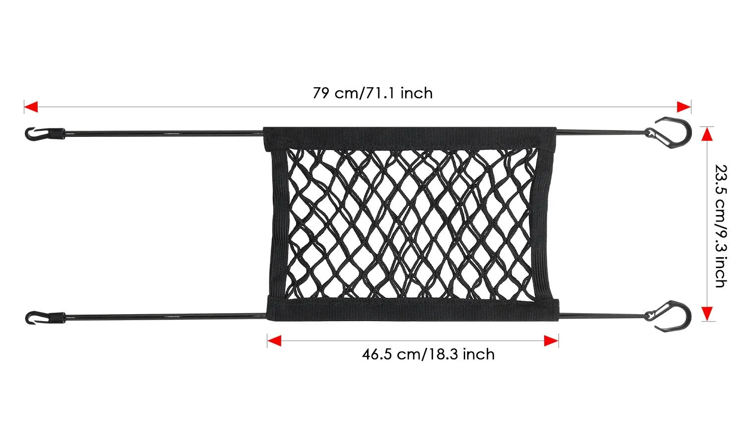 Pet Car Barrier - 18.3" x 9.3"