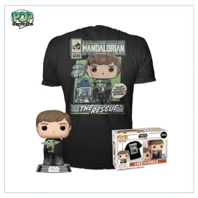 Pop! & Tee - Luke with Child - Star Wars - Funko Exclusive