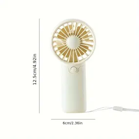 Portable Fan Convenient Creative Small Fan Pocket Hand-Held Fan Lightweight Adjustable Cute Handheld Mini Fan Air Coolers