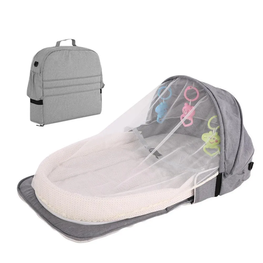 Portable Traveling Baby Crib Diaper Bag