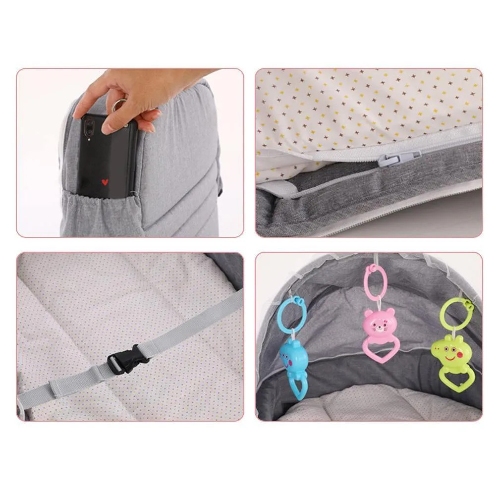 Portable Traveling Baby Crib Diaper Bag