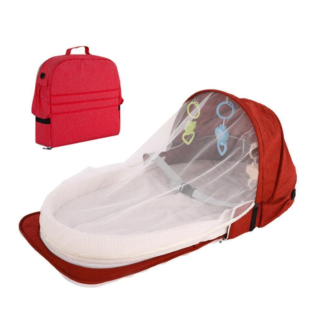 Portable Traveling Baby Crib Diaper Bag