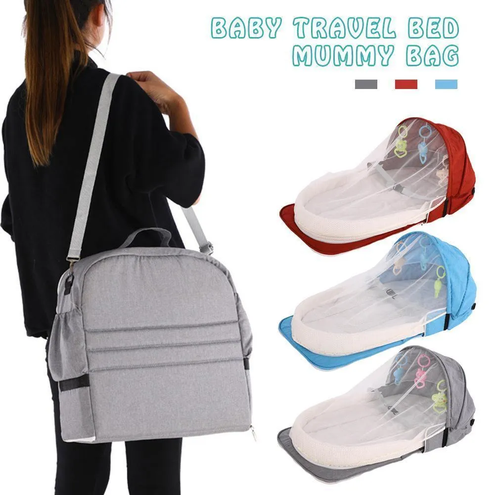 Portable Traveling Baby Crib Diaper Bag