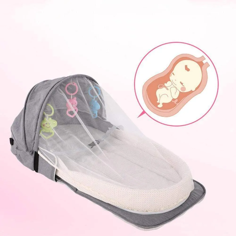 Portable Traveling Baby Crib Diaper Bag