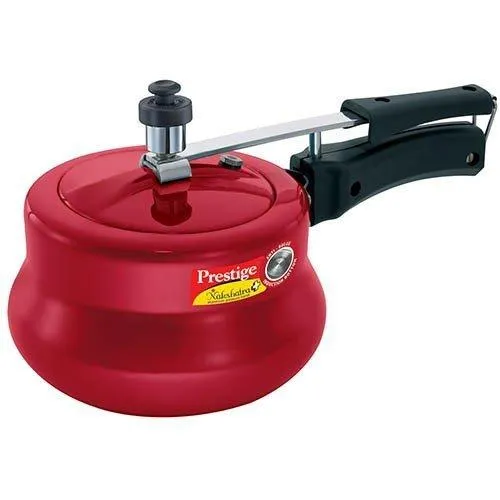 Prestige Nakshatra Pressure Cooker, 3 Litres, Red