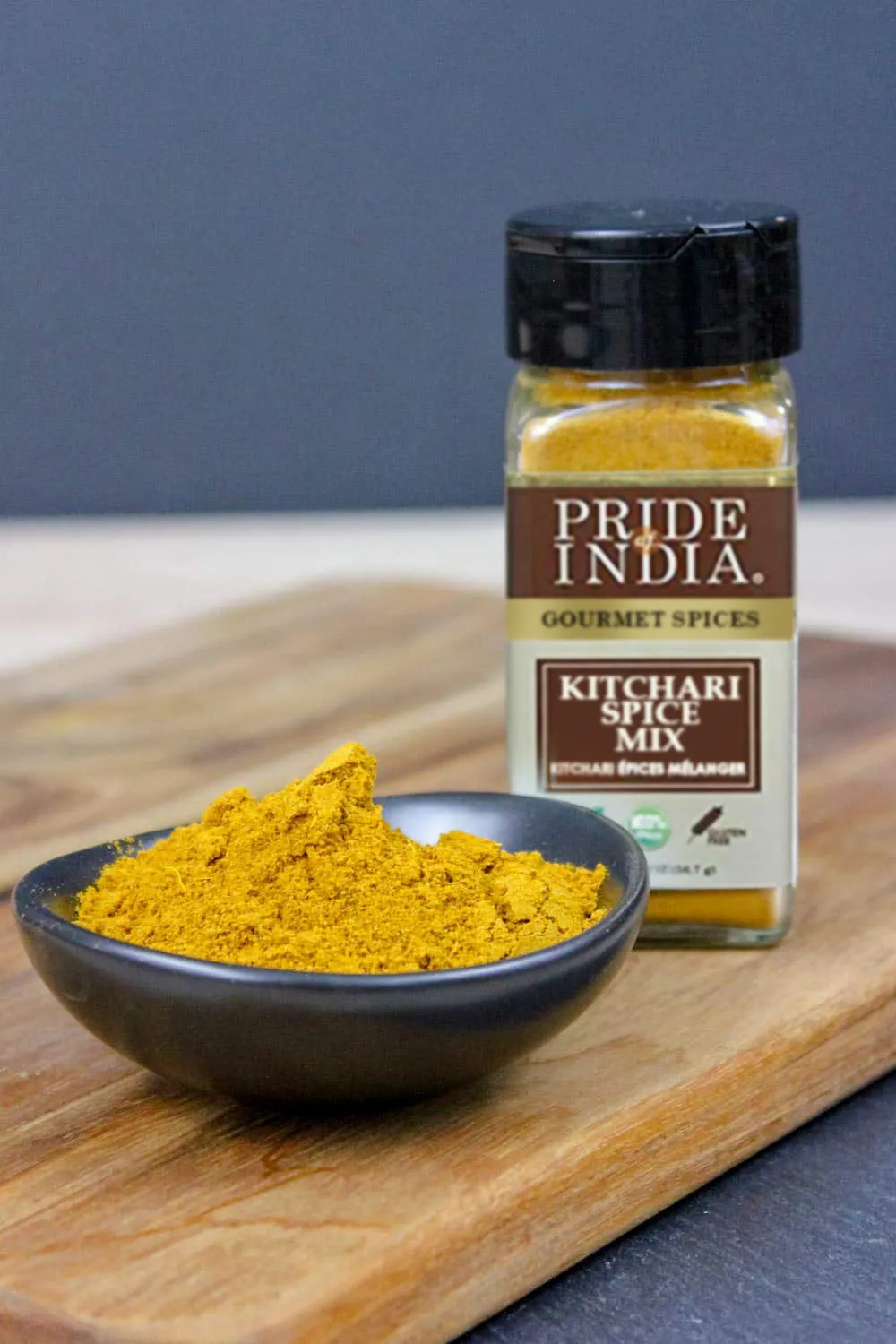 Pride of India - Kitchari Spice Seasoning – Made with Authentic Indian Spices – Good for Health Cleanse & Diet – Easy to Use – 2 oz. Small Dual Sifter Bottle