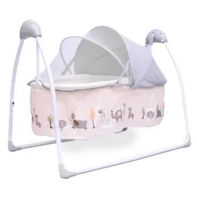 R FOR RABBIT Lullabies Baby Cradle with Remote Control & Mosquito Net - Cream