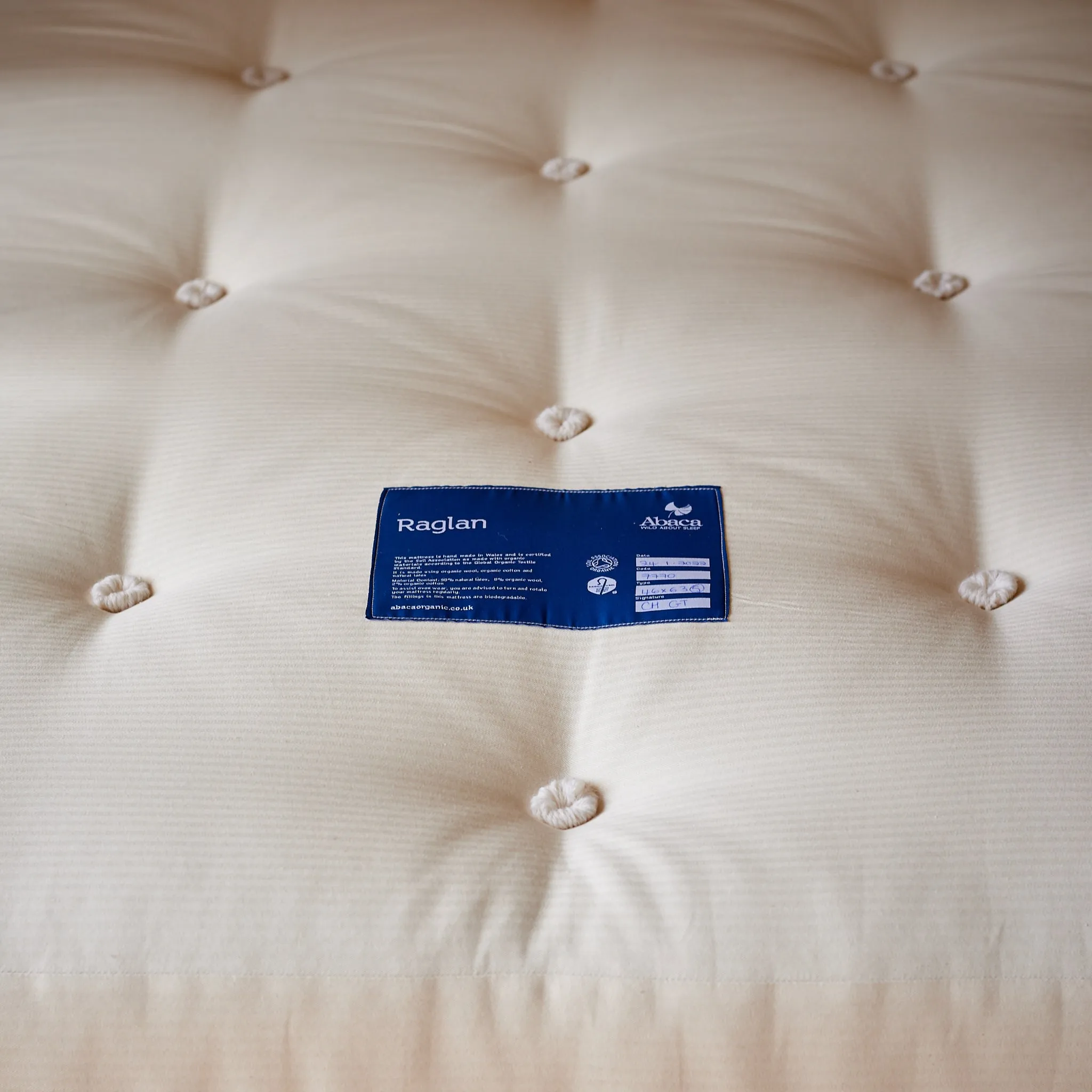 Raglan Natural Wool & Cotton Latex Mattress