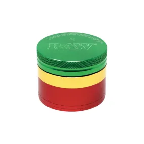 RAW x Hammercraft - 49mm 4 part Grinder - Rasta