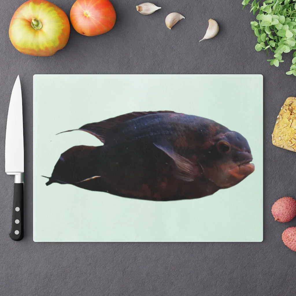 Red and Black Fish Cutting Board