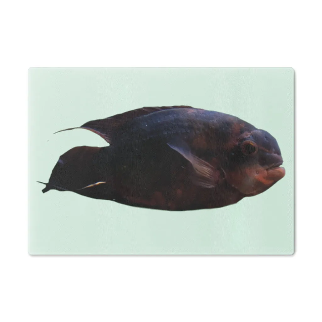 Red and Black Fish Cutting Board