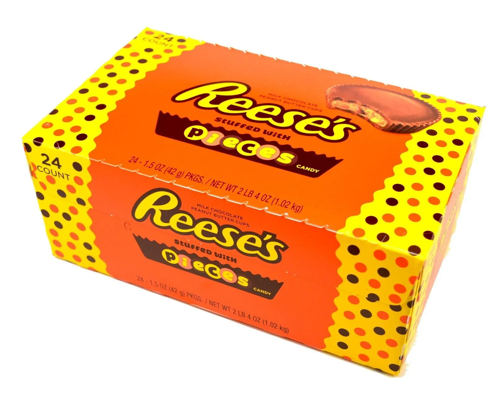 Reese's Peanut Butter Cups Filled with Reese's Pieces