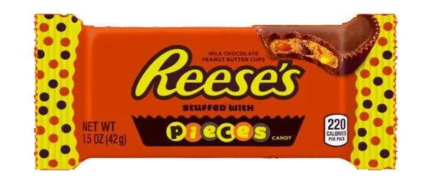 Reese's Peanut Butter Cups Filled with Reese's Pieces