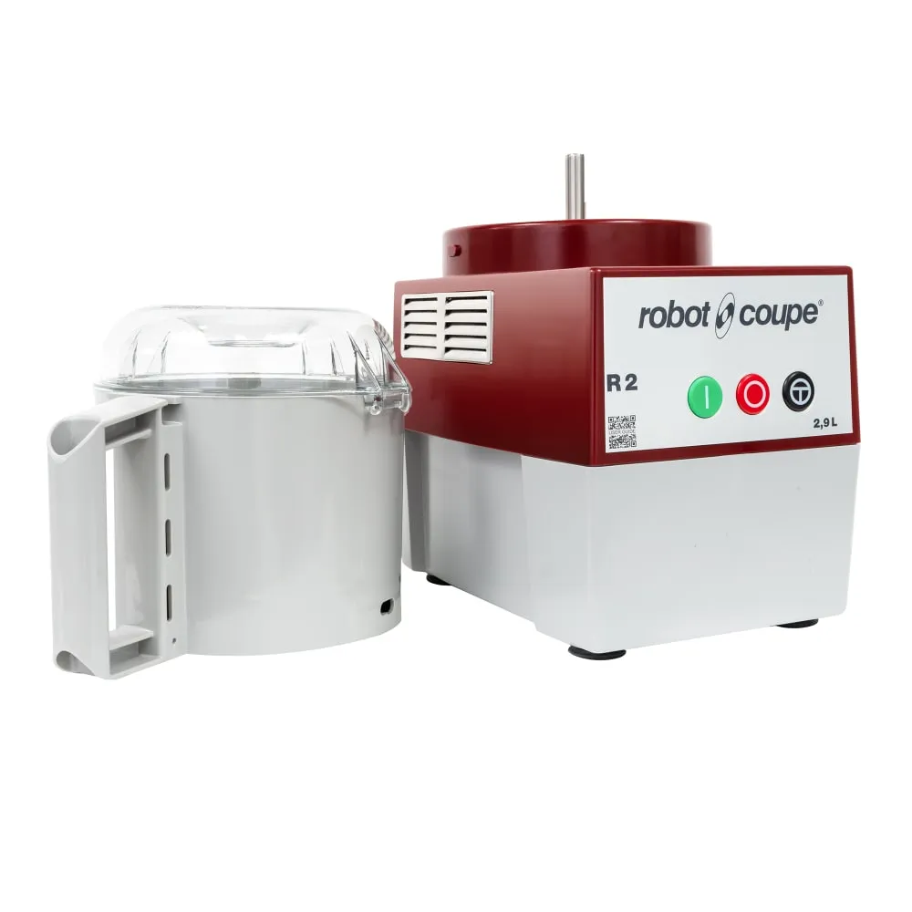 Robot Coupe R2N 3 Qt. Grey Composite Bowl Single Speed Combination Processor - 1 Hp / 120V