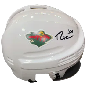 Ryan Hartman Autographed Minnesota Wild Mini Helmet