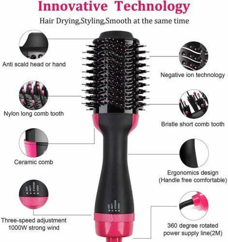 Salon Perfect - 2 in 1 Hair Dryer Brush Volumizer