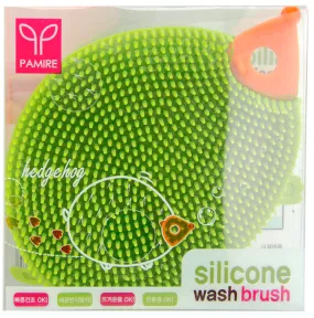 Silicon Wash Brush Hedgehog (SC913370) Green/Orange