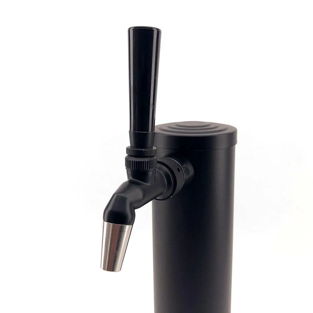 Single Tap Black Phantom Font Kit with duotight Short Shank and Black handle (Without Tap)