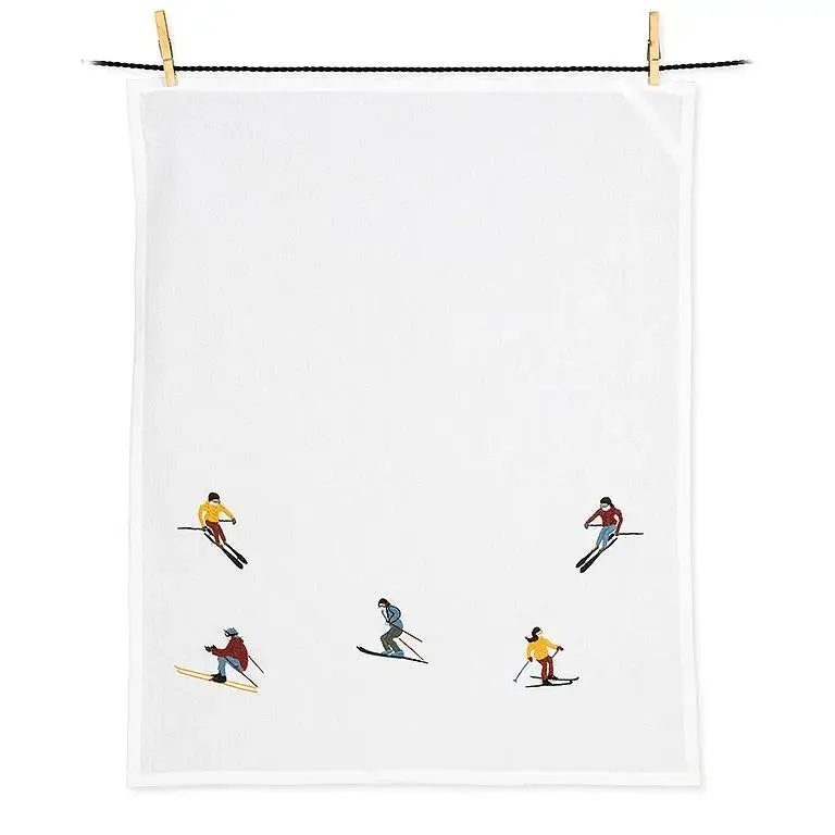 Ski Scene Kitchen Towel