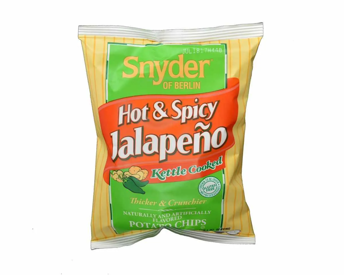 Snyder of Berlin Jalapeno Kettle Cooked Potato Chips 1 oz. Bags