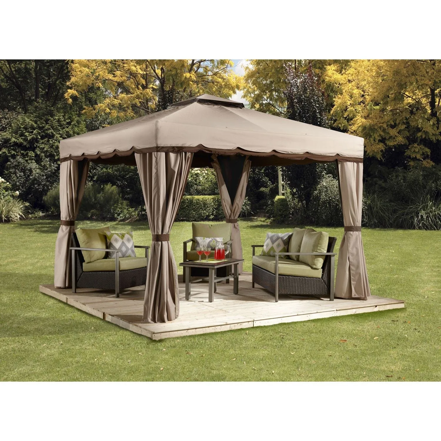 Sojag | Roma 10x12 Gazebo - Grey/Black