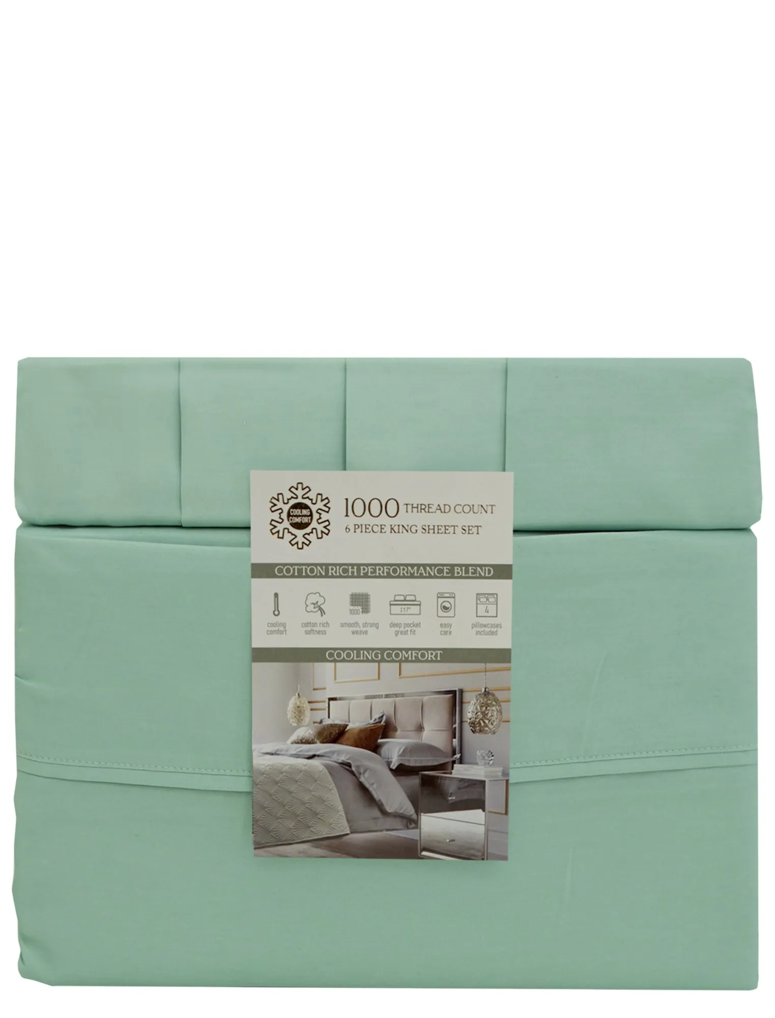 SOKSET10006P, 6pc King Sheet Set