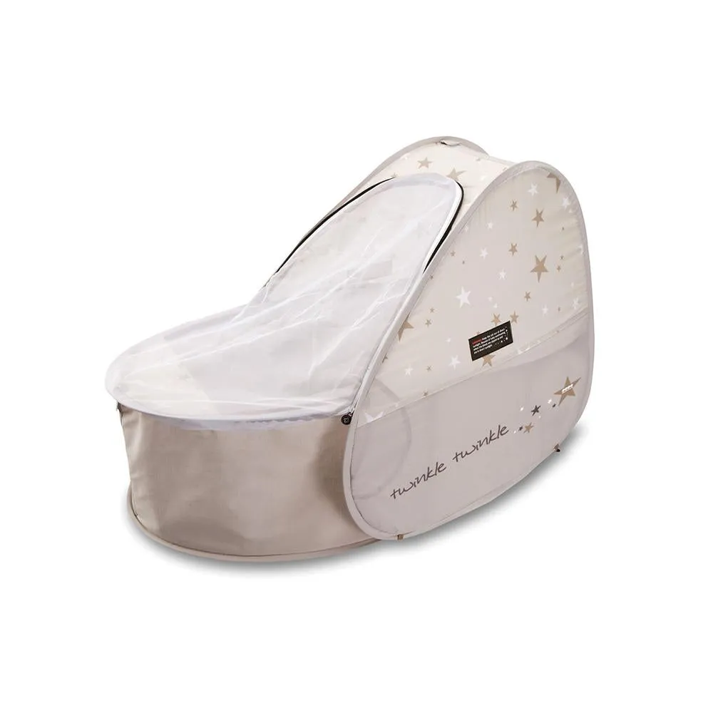 Sun & Sleep Pop-Up Travel Bassinet / Cot & padded mattress (birth to 6 months)