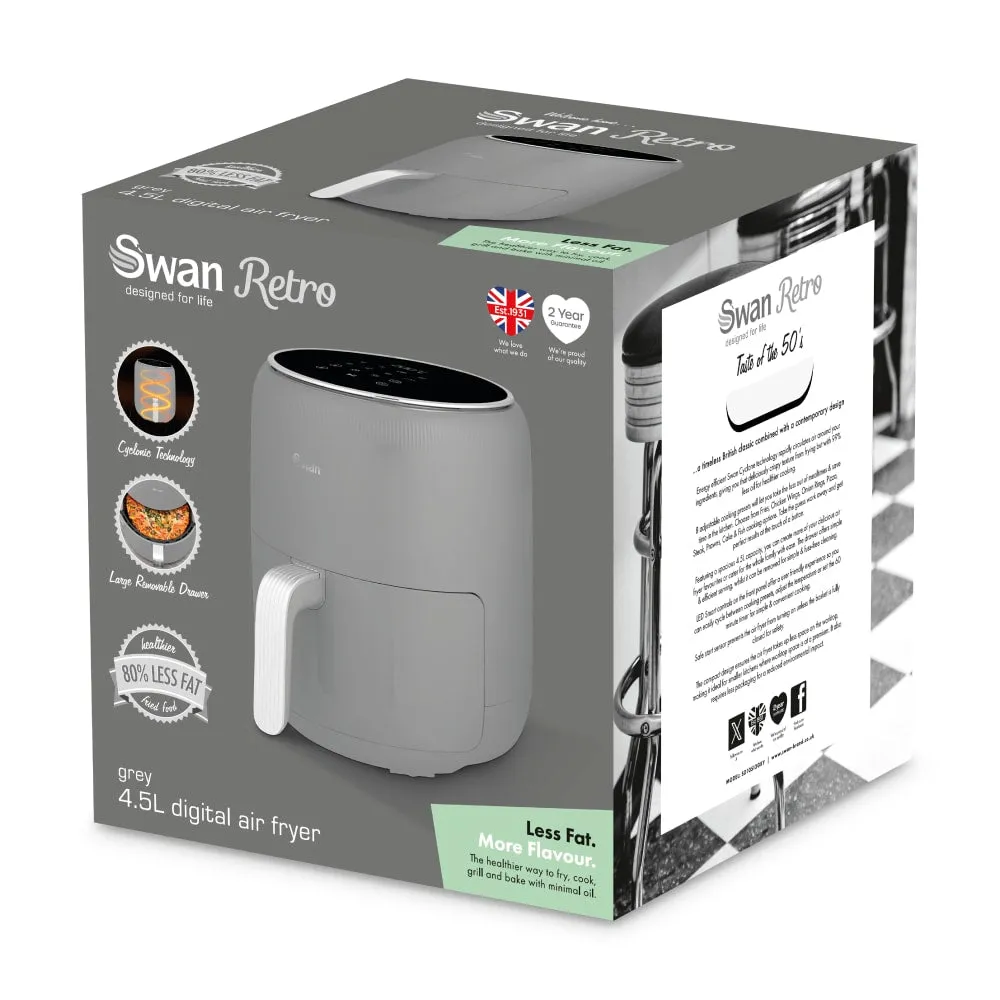 Swan Retro 4.5L Air Fryer