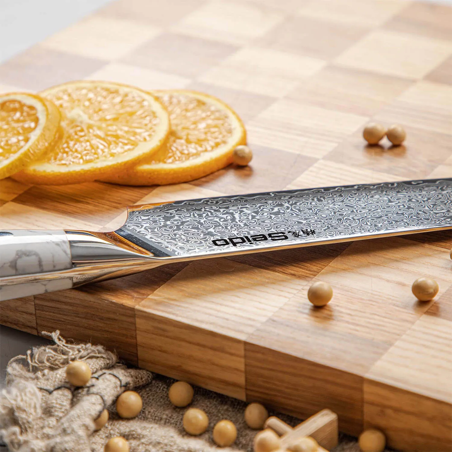 Takoizu Gyuto Chef Knife, White