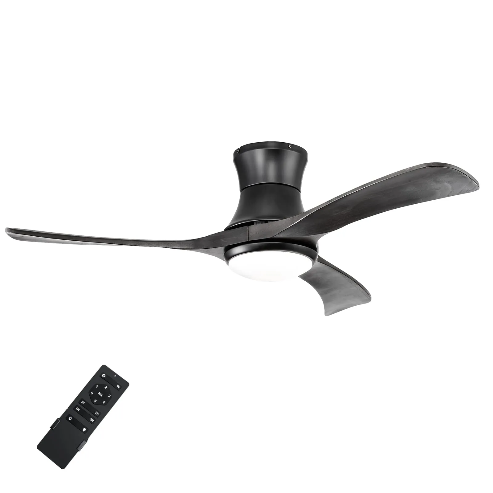 Tangkula 52 Inches Ceiling Fan with LED Light and Remote Control