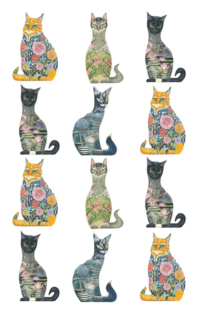 Tea Towel - Cats