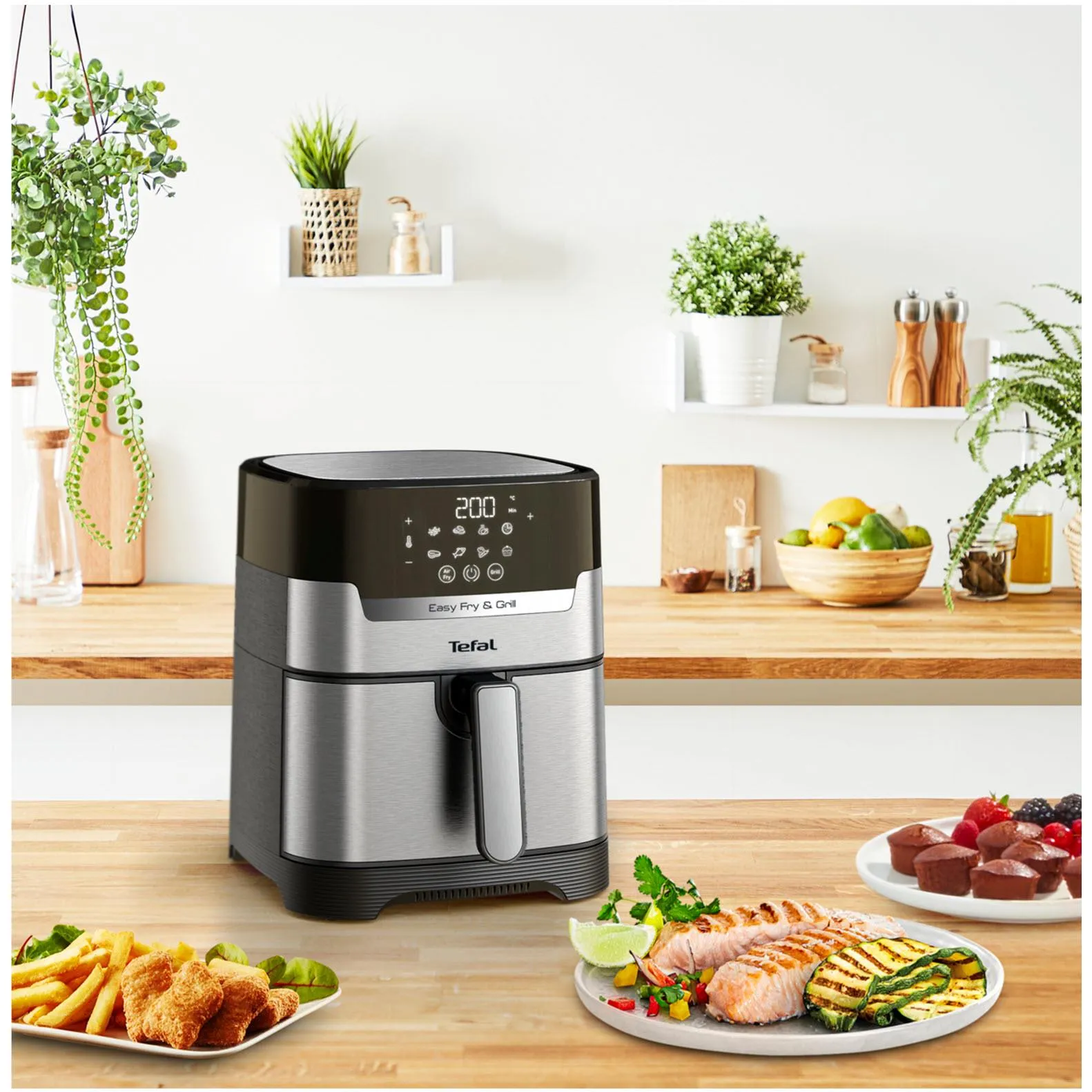 Tefal EY505D Easy Fry & Grill Deluxe 4.2L Air Fryer