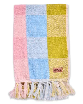 TERRY HAND TOWEL | Corfu Tartan