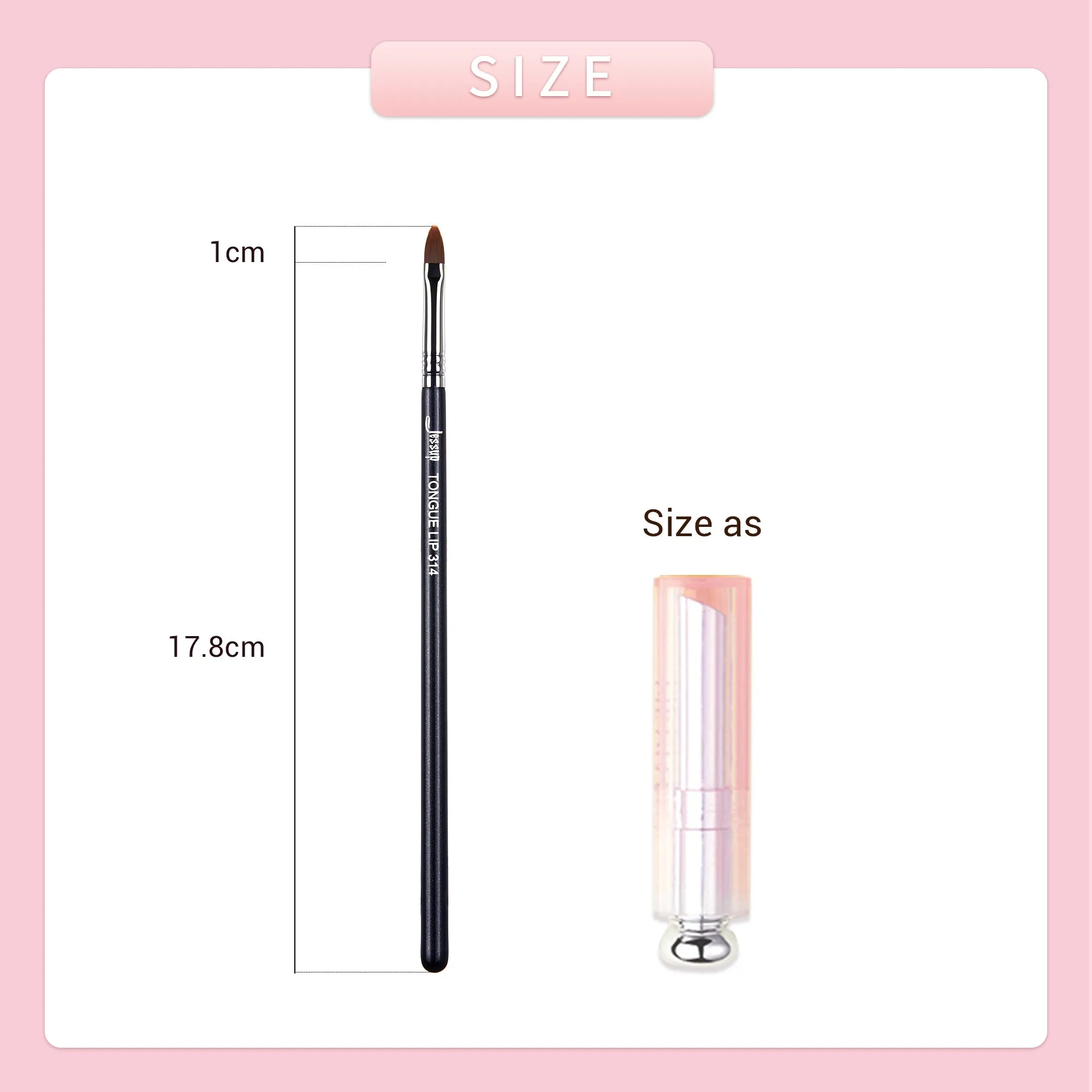 Tongue Shape Lip Makeup Brush 314