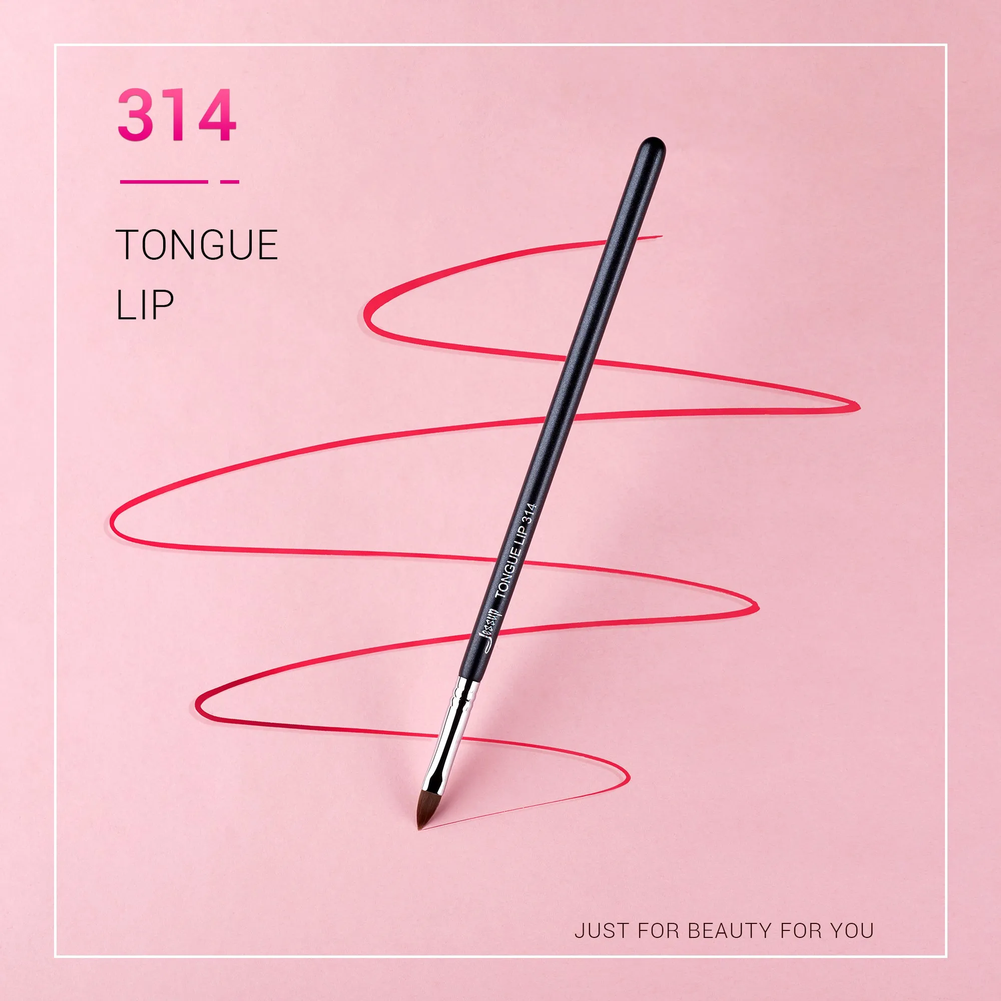 Tongue Shape Lip Makeup Brush 314