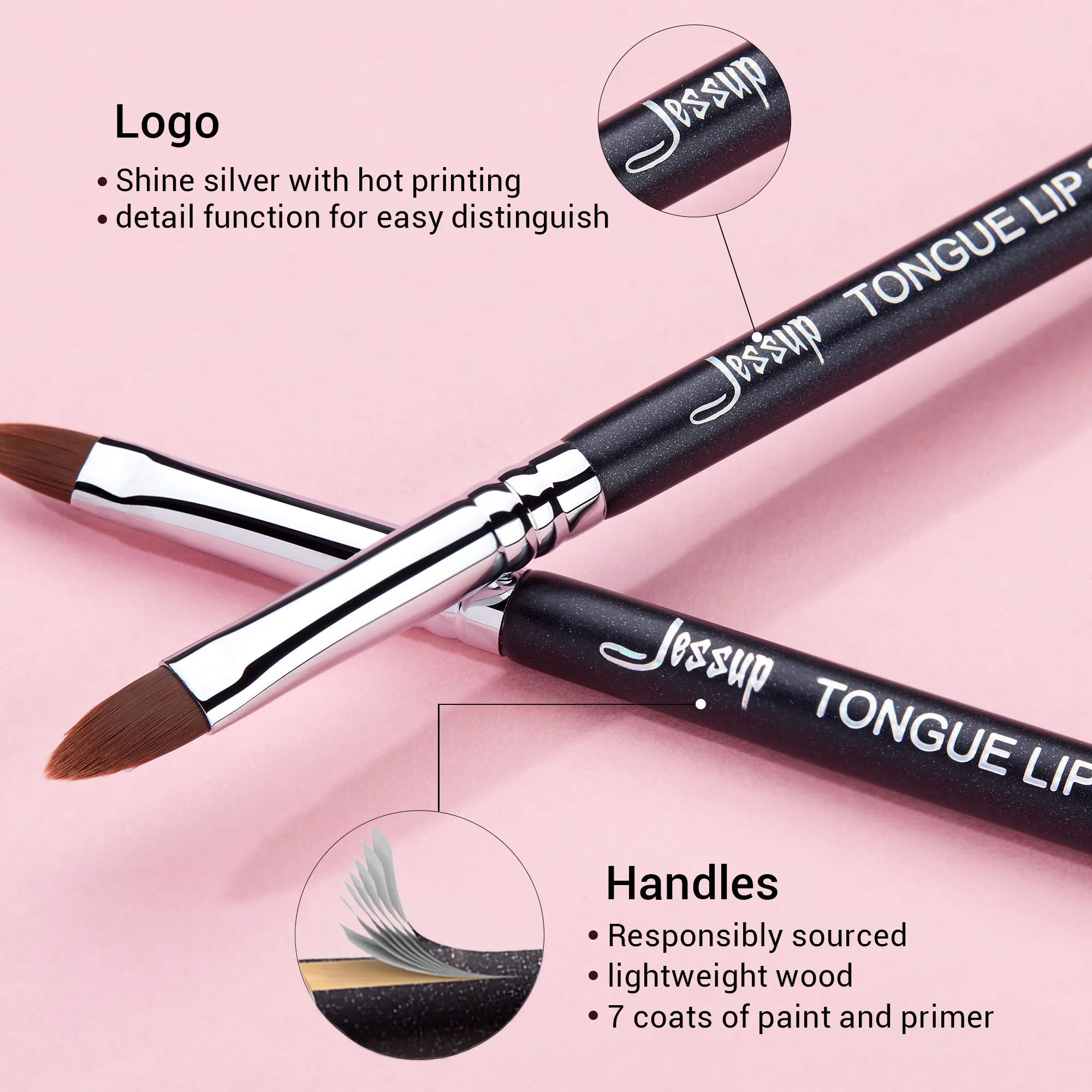 Tongue Shape Lip Makeup Brush 314