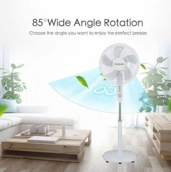 Toshiba F-LSA10(W)SG 16" Stand Fan With Timer
