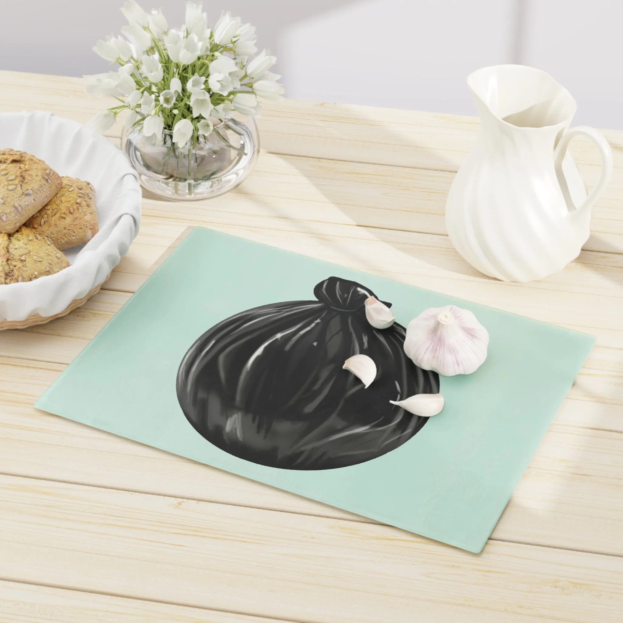 Trash Bag Cutting Board