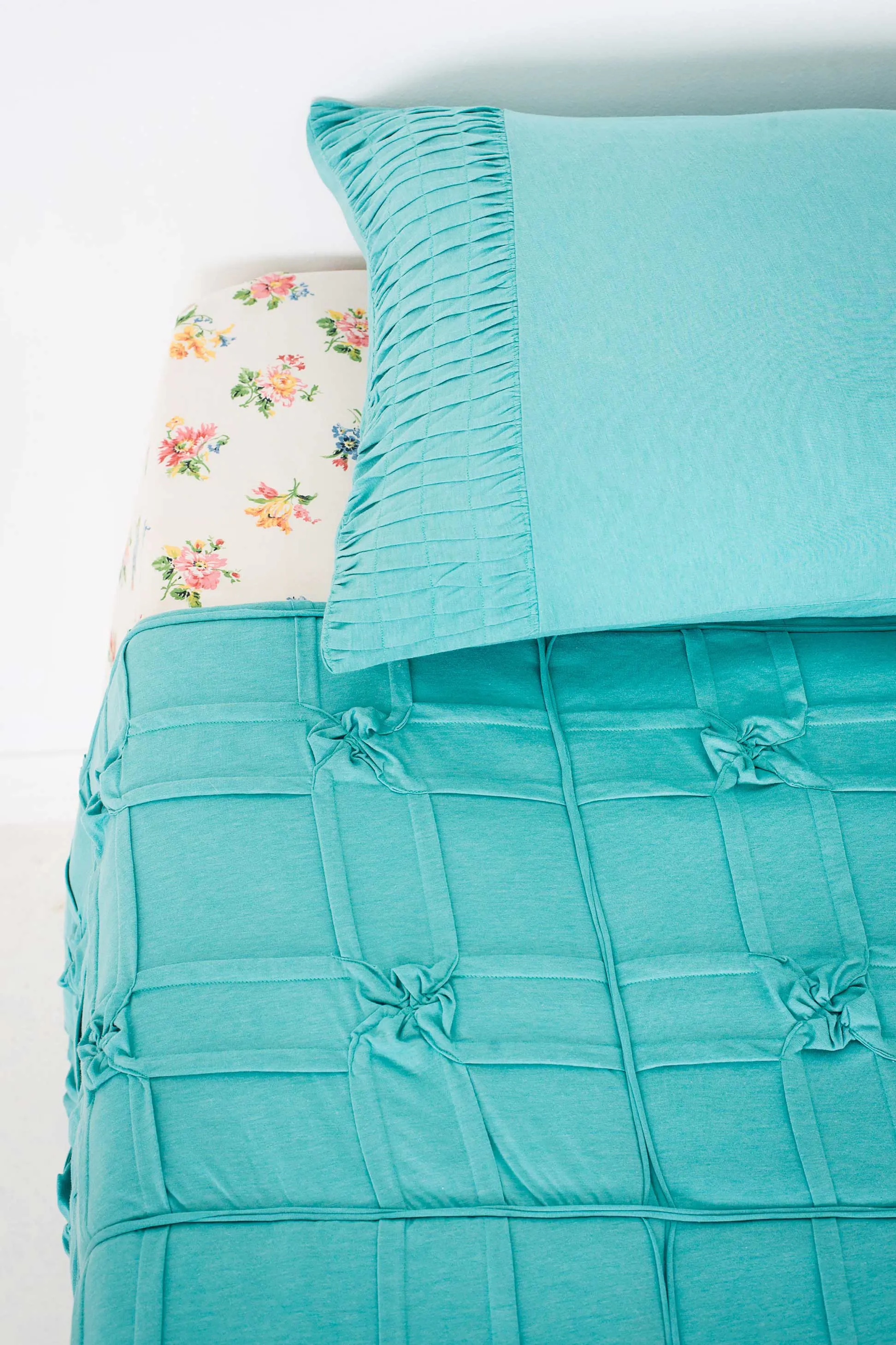 Trellis quilt in Marine *organic cotton