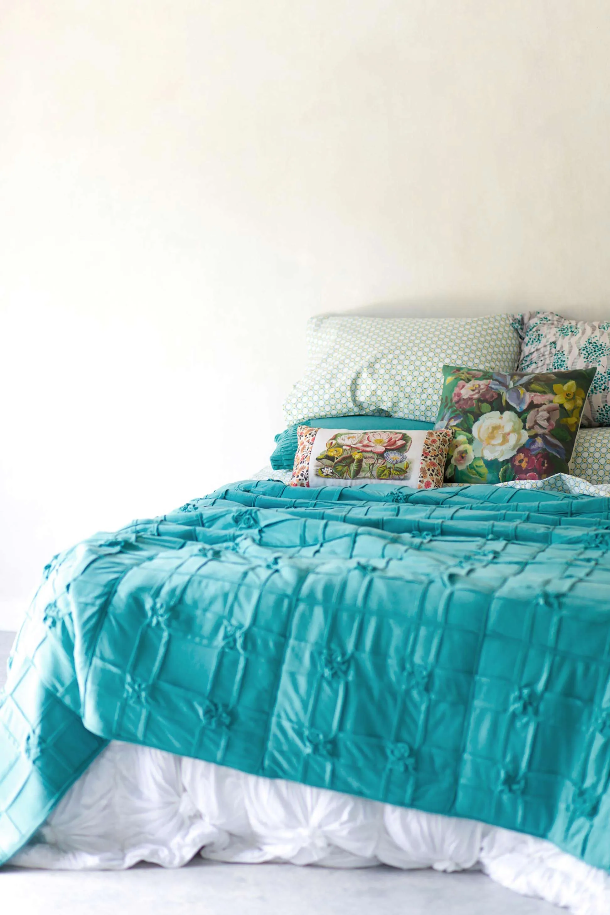 Trellis quilt in Marine *organic cotton