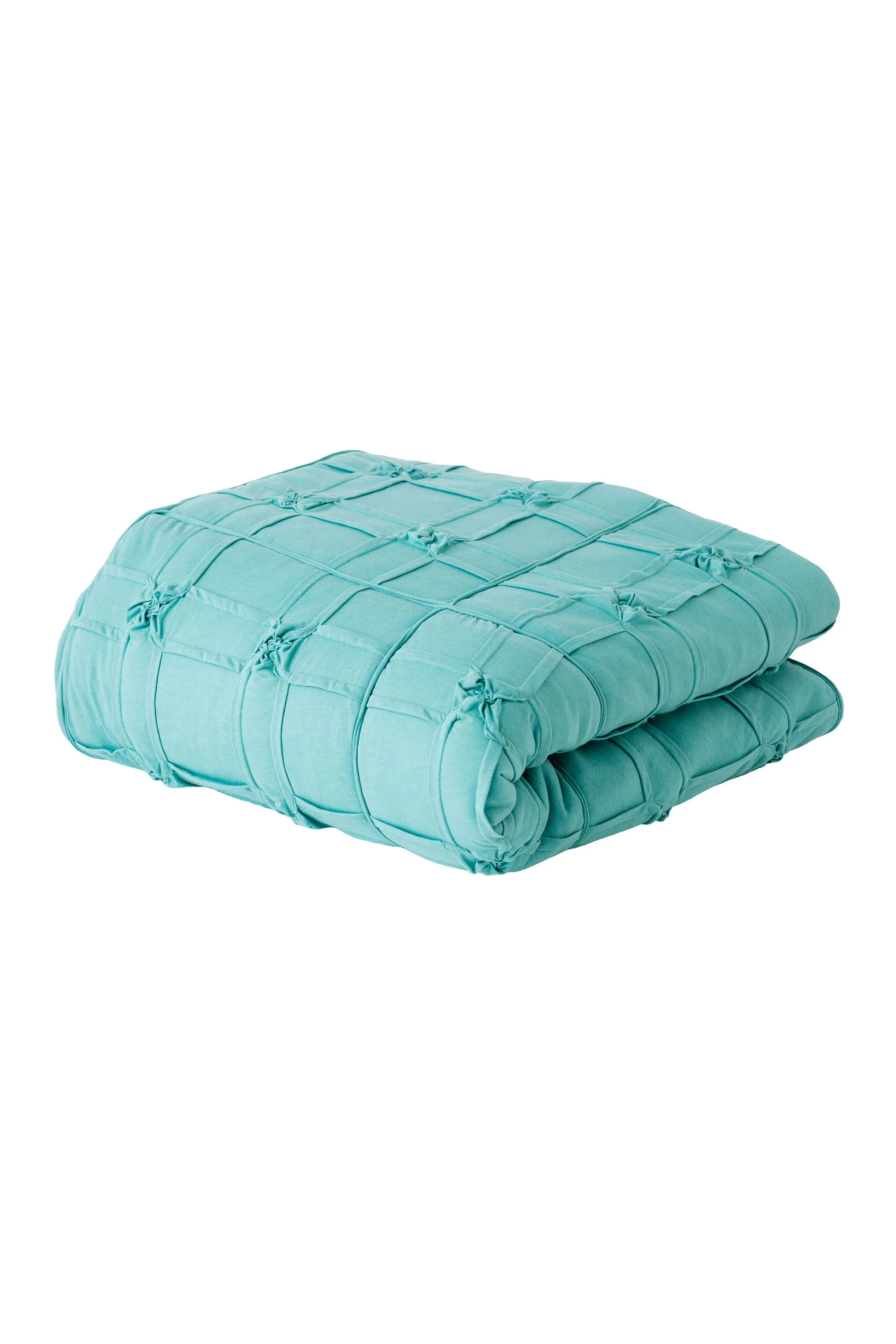 Trellis quilt in Marine *organic cotton