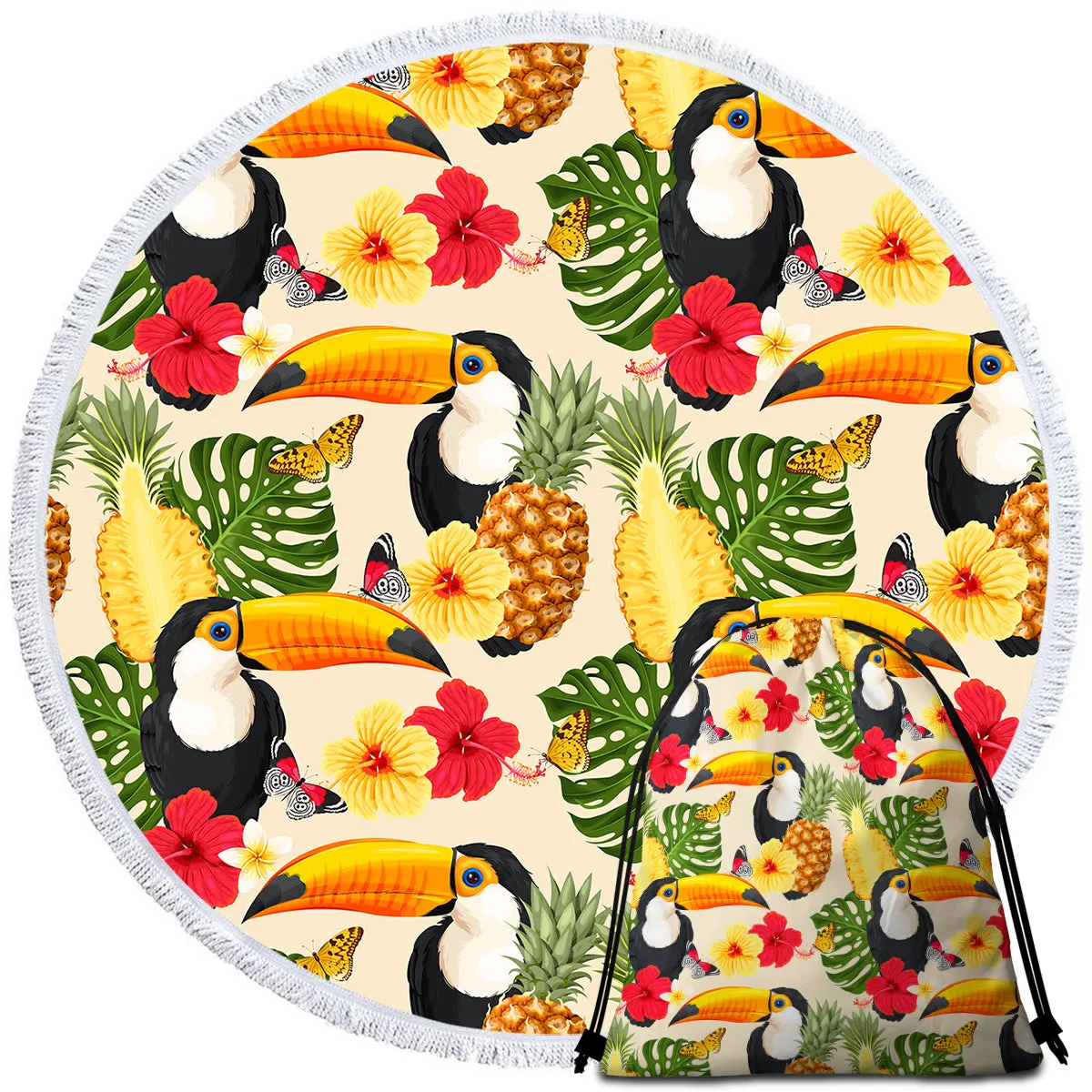 Tropical Toucan Towel   Backpack