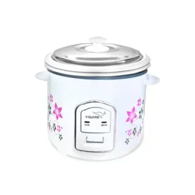 V-Guard VRC 1.8C Electric Rice Cooker, 1.8 Litre, 5 Year Heating Plate & 2 Year Product Warranty, Automatic Cooking with Warm & Cook Functions