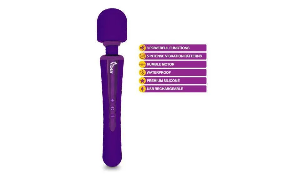 Viben Obsession Rechargeable Wand Massager Violet