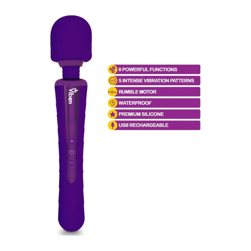 Viben Obsession Rechargeable Wand Massager Violet