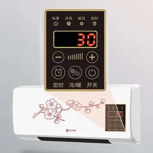 Wall Mounted Heating Machine, 220V Small Air Heater Fan